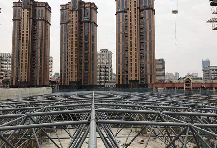 永州螺栓球网架结构